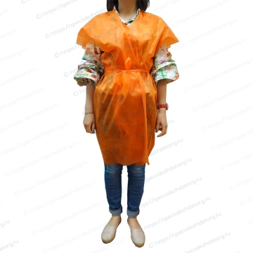 Халат кимоно без рукавов из спанбонда Люкс, фото № 6