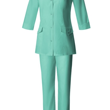 Женский костюм для медицинских работников «Муза» мятного цвета