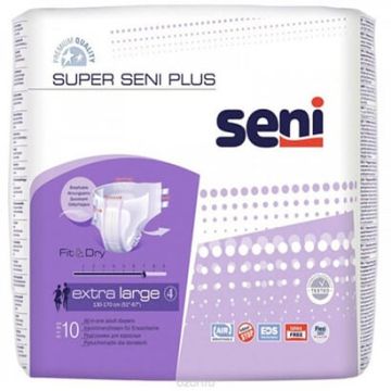 Подгузники для взрослых Super Seni Plus ночные, фото № 5