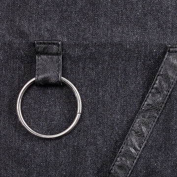 Фартук бариста мужской черный из джинсовой ткани, фото № 4
