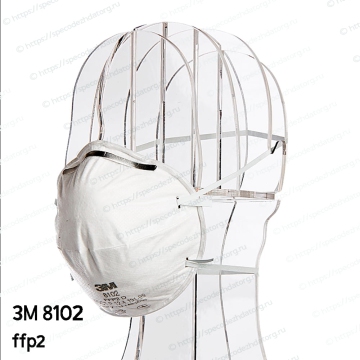 Респиратор маска 3M 8102 ffp2, фото № 3