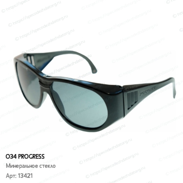 Миниатюра Защитные открытые очки серия О34 PROGRESS, фото № 2