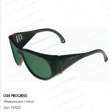 Миниатюра Защитные открытые очки серия О34 PROGRESS, фото № 3