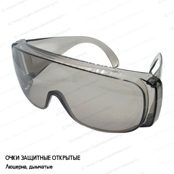 Защитные дымчатые очки Люцерна из поликарбоната, фото № 3