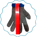 Кольчужная перчатка пятипалая SG515